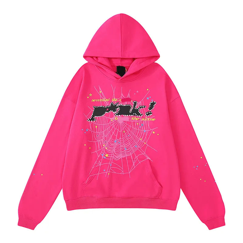 Sp5der OG Web Hoodie Pink - FW23 - US