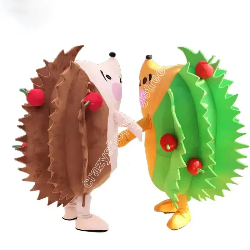 Simulation Lovely Hedgehog Mascot Costume Cartoon Character Outfits Halloween Christmas Fancy Party Dress Adult Size Birthday Outdoor Outfit Suit