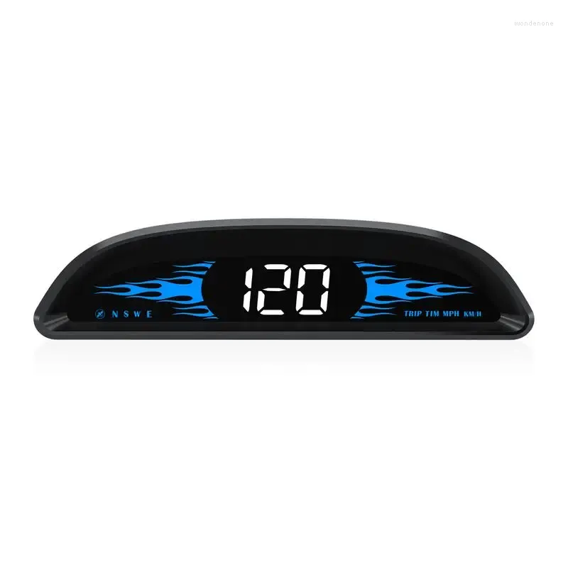 Compteur de vitesse Hud numérique, moniteur Portable de voiture, affichage tête haute GPS universel avec vitesse MPH