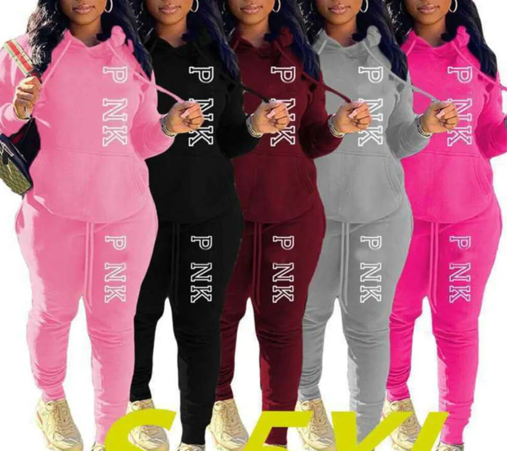 Plus Size 3xl 4xl 5xl Lente Dames Trainingspakken 2 Delige Set Brief Gedrukt Trui Met Lange Mouwen Hoodie Sweatpant Jogger pak Outfits Kleding 9