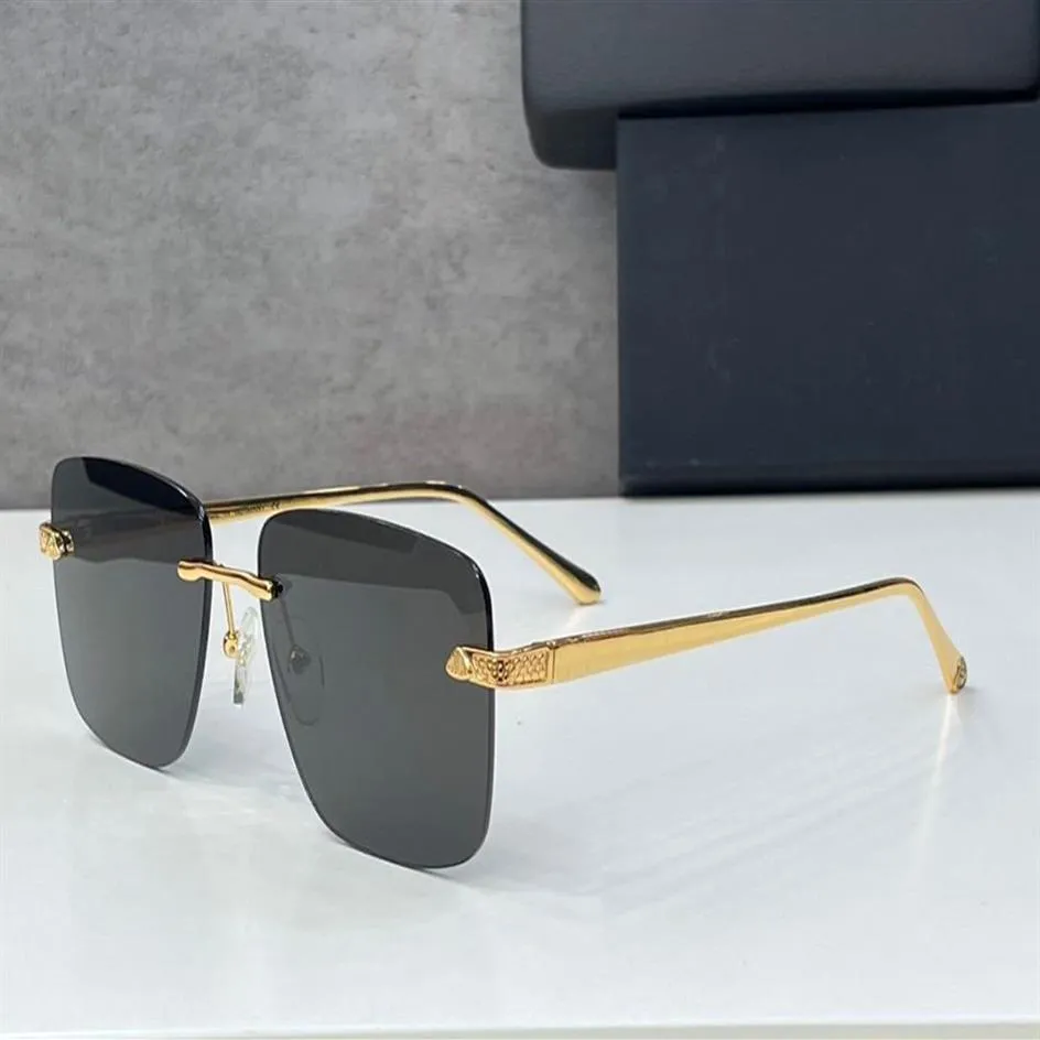 Designer zonnebril voor mannen Coolwinks brillen vierkante frameloze mode-stijl UV400-bril Dames beschermende zonnebril PA RG ABM Z33332