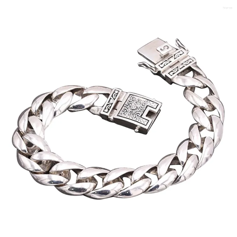 Bracelets à maillons Beadsnice en argent Sterling 925 pour hommes, bijoux rétro thaïlandais à la mode, ID 41107