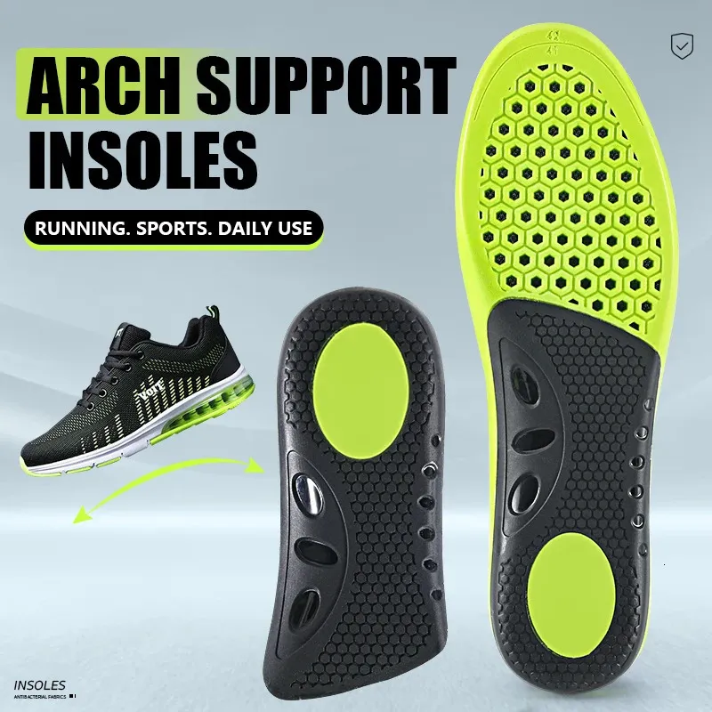 Orthopädische Einlegesohlen für Schuhe, für Herren und Damen, Fußgewölbeunterstützung, bequeme stoßdämpfende Einsätze, Sport-Laufschuhsohle 240108