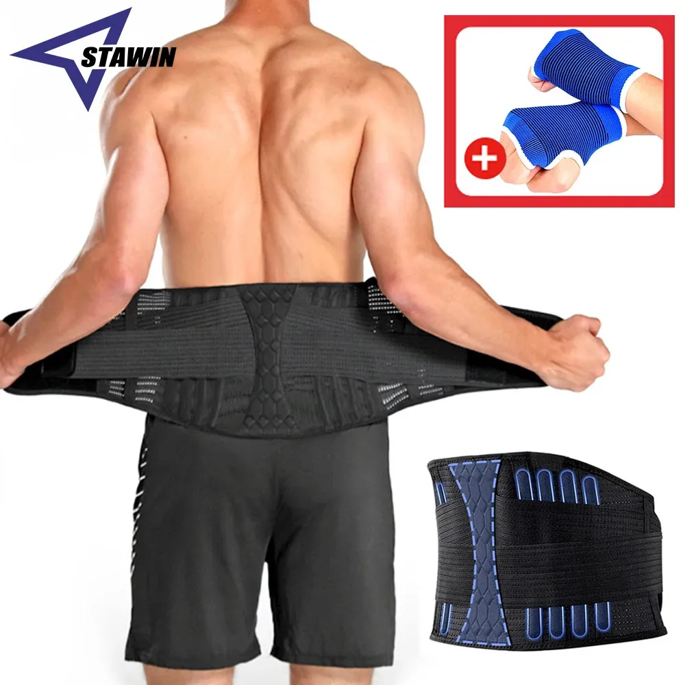 Back Lumbar Support Belt Waist Orthopedic Corset Men Women Spine Decompression Waist Trainer Gym Sports Brace Back Pain Relief 240108