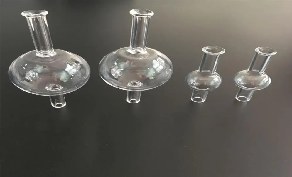 Quartz oil Banger Nail Quartz Banger Carb Cap Universal clear bubble carb cap with diameter 40mm and 21mm for you choose3351218