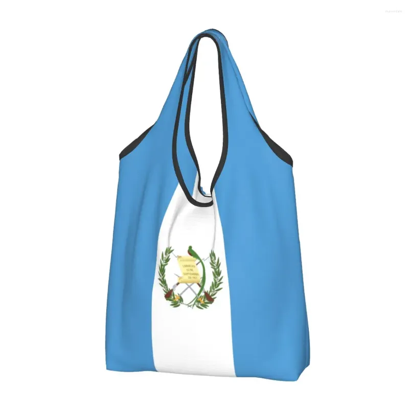 Einkaufstaschen, wiederverwendbar, mit Flagge von Guatemala, Geschenke, Aufkleber, Tasche für Damen, tragbar, Pride, Lebensmitteleinkäufer