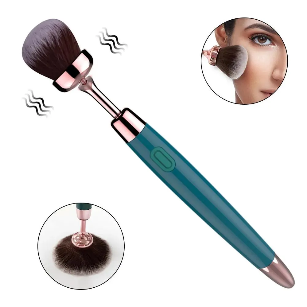 Borstels Nieuwe elektrische make-upborstel voor vlekkeloos blenden Contouring Highlight 10 snelheden Oplaadbare oogschaduwborstel Beauty Makeup Tools
