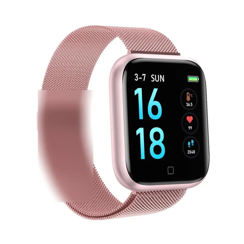 Regarde Smart Watch T80 Amélioration du bracelet Smart Activité Smart Activity Tracker Smart Smart Activity Tracker Heart Monitor Men Women Smartwatch