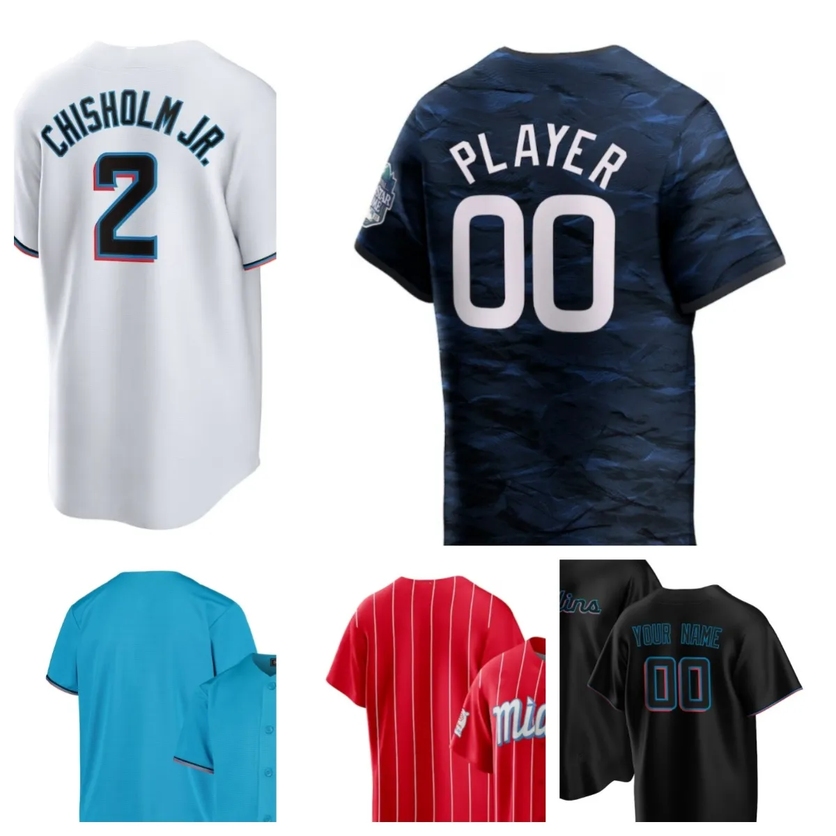 Personnalisez 60 Weathers 25 Christian Bethancourt 4 Nick Fortes Maillot de baseball 67 Jacob Amaya 3 Luis Arraez 9 Josh Bell 5 Jon Berti 36 Jake Burger Kid-6XL Taille 7 Sanchez