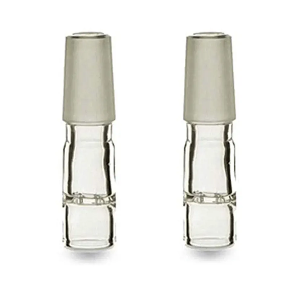 Osgree smoking accessory 2PCS 14mm Water Pipe Adapter Glass WPA for Arizer Solo 2 Air 2 & max BJ