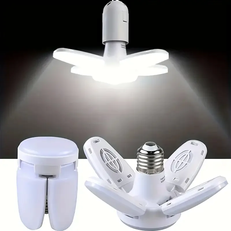 E26 Mini lampe LED à feuille 28W rouleau réglable 1150LM pliable chambre salon bureau éclairage décoré pour hôtel/restauration/organisation d'événements