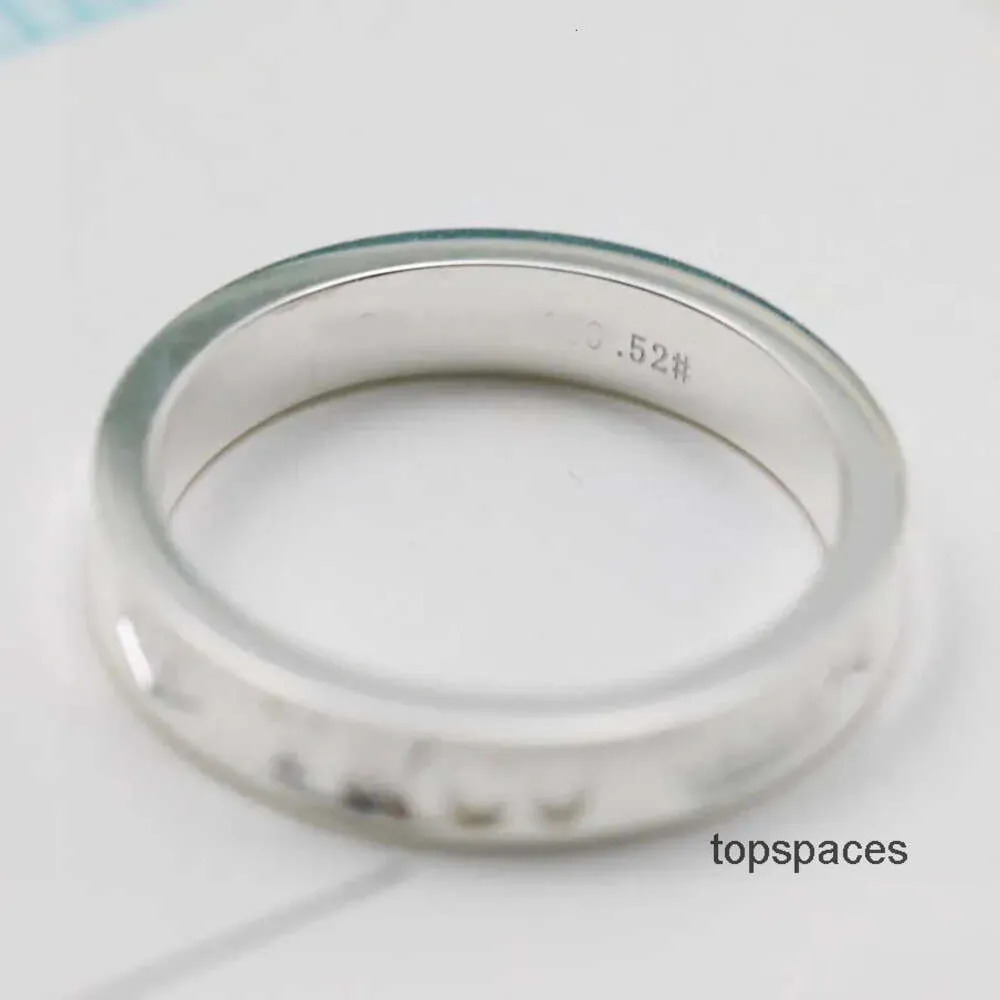 Projektant 1837 Pierścień dla kobiet i mężczyzn Sterling Srebrny Wysokiej jakości luksusowa biżuteria trend mody Para rocznica prezent t pierścień miłosny pierścień