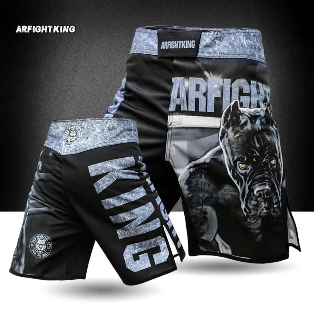 Спортивные износостойкие шорты MMA Bull Headstock, комплексная боевая подготовка, брюки Fiess Muay Thai, дзюдо, санда