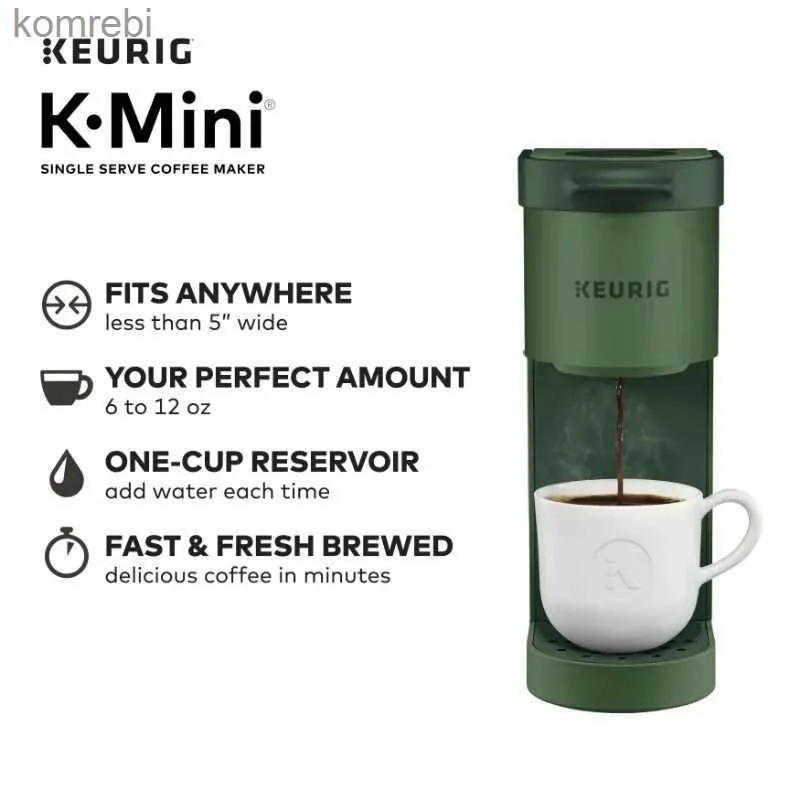 DHgate Keurig K Mini Single Serve K Cup Pod Coffee Maker Compact Coffee Machine for Small Spaces 6 to 12 oz. Brew Sizes Black Household Appliances