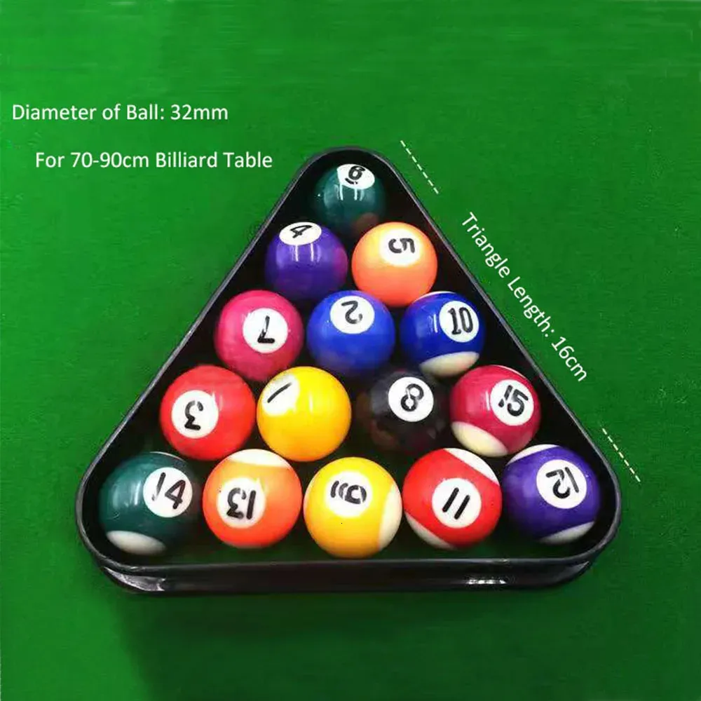 16 Palline Da Biliardo Miniature 32mm - Resina Poliestere Ecologica - Set Per Allenamento E Gioco - Foto 13