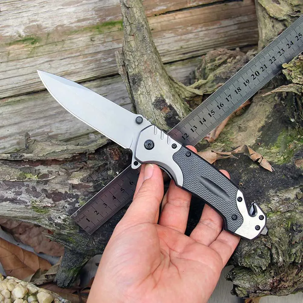 Nóż CNC Cuting Solding Nóż Survival Wojskowy Nóż Knóra EDC Multitool Cutter Jacknife Turystyczne nóż kieszonkowy