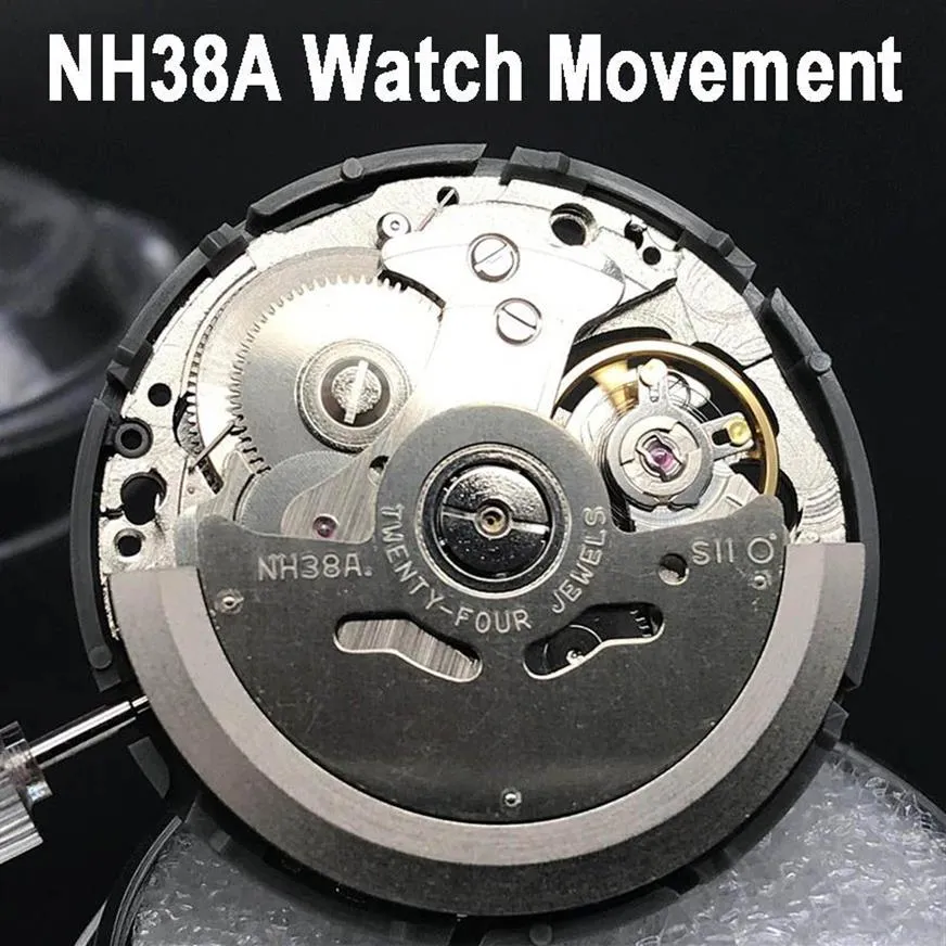 Japan NH38A MEKANISK Rörelse Högkvalitativ Brand Automatisk Selfwinding Movt Replacement NH38 24 Juvelimport Mekanism238e