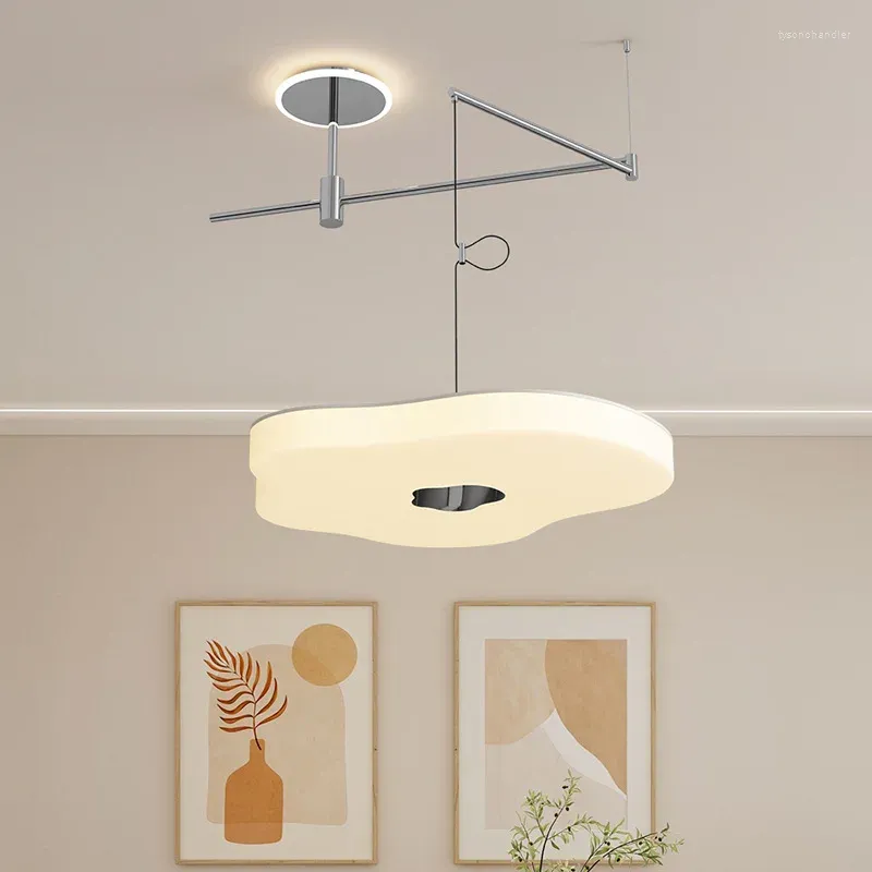 Lâmpadas pendentes modernas removíveis LED candelabro luz luxo para estudo sala de estar quarto decoração de casa lustre luminária interior