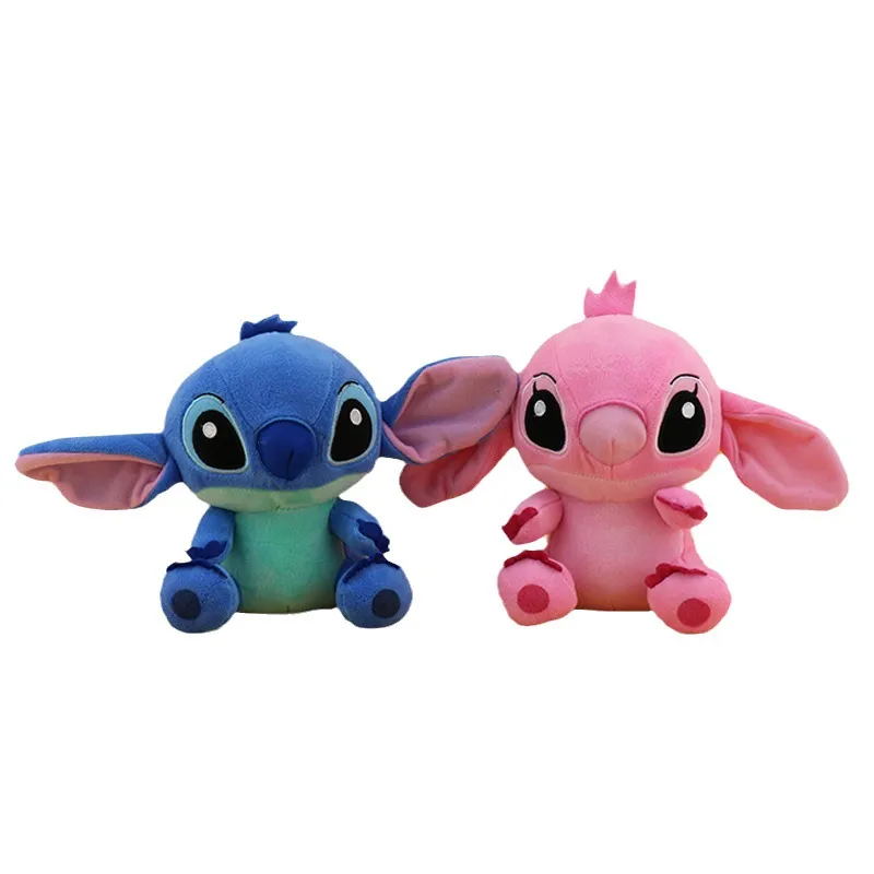 Stitch Cartoon Blau Rosa Plüschpuppen Anime Spielzeug Lilo Stitch Plüsch  Stofftiere Weihnachtsgeschenke Für Kinder Von 2,59 €