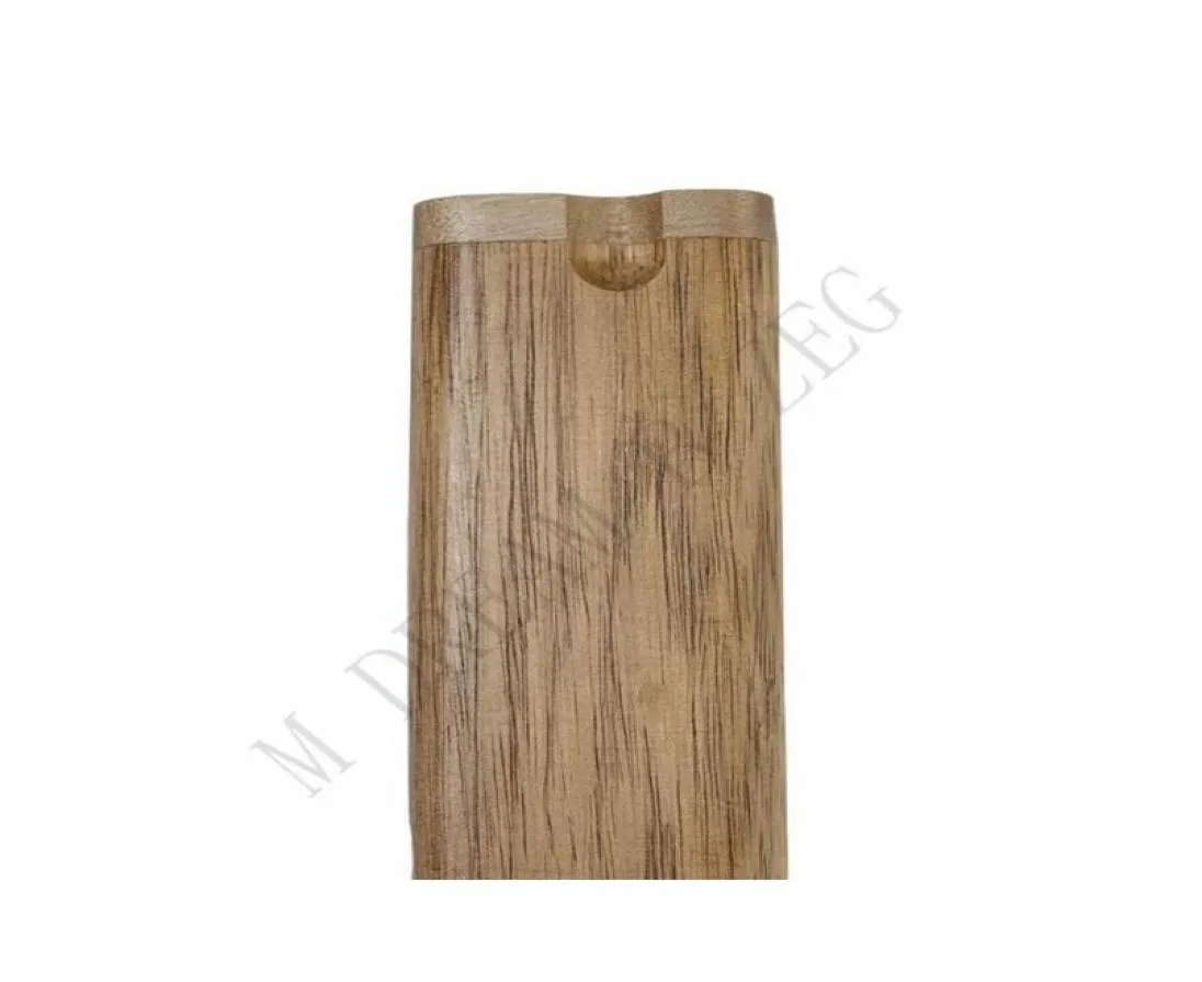 Pipa de madera Natural One Hitter Dugout, Dugout de madera hecho a mano con pipa de cerámica, filtros de cigarrillos, pipas para fumar, 4820596