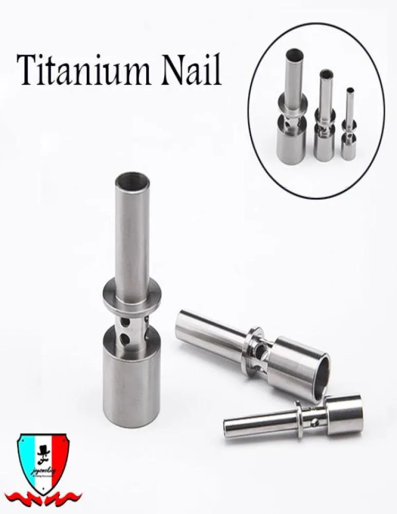 Prego de titânio de fluxo com furos de ar 10mm14mm18mm disponível grau 2 titânio domeless tia nail4243071