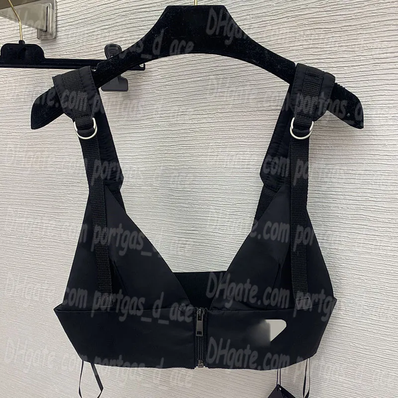 Bijgesneden sexy zwarte singlets dames designer sling tanks tops charmant feest cool fietsen singlet vest