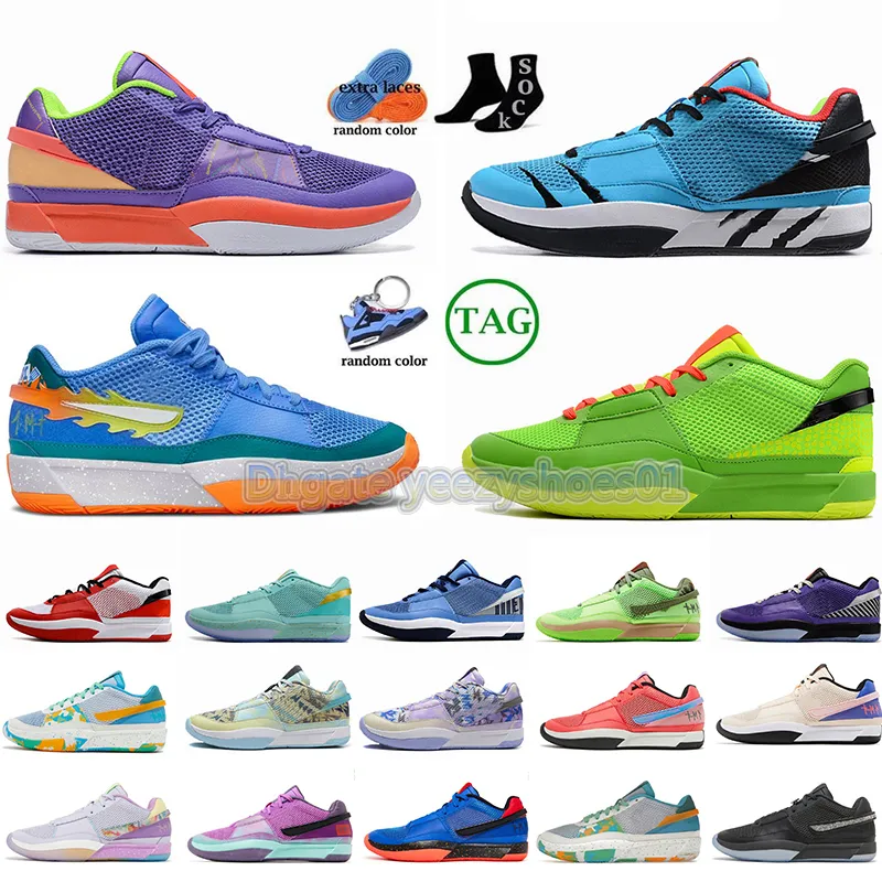 Mens Designer Ja 1 Ja1 One Basketball Chaussures Fumée Gris Noël Minuit Zombie Guava Ice Sundial Eybl Peach Jam J1 Femmes Classique OG Baskets Sports