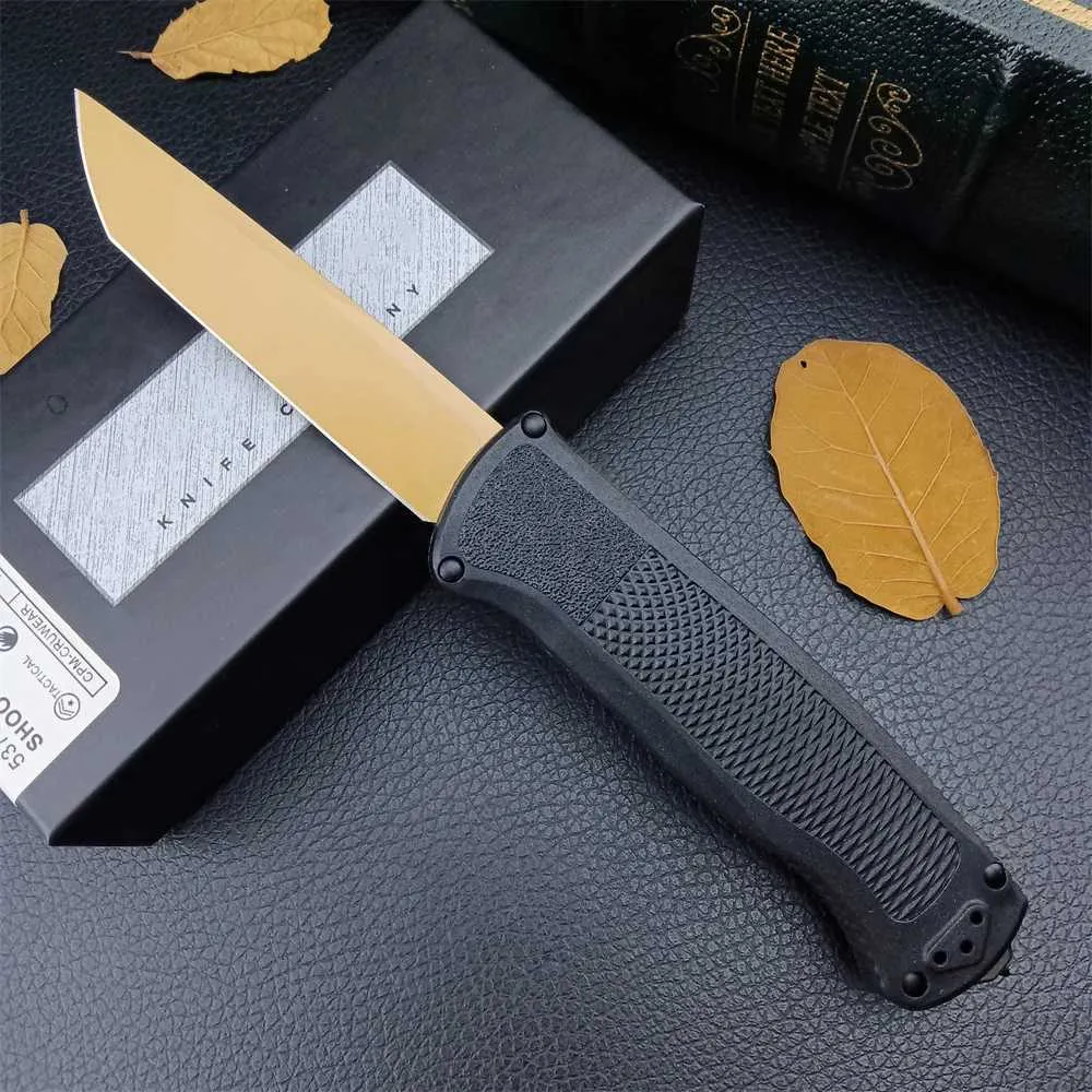 Bıçak BM 5370Fe Au/Pocket katlanır bıçağı taktiksel EDC CPM-Cruewear Tanto Blade ve Alüminyum Kulplu Açık Hava Dış Mekan Bıçak