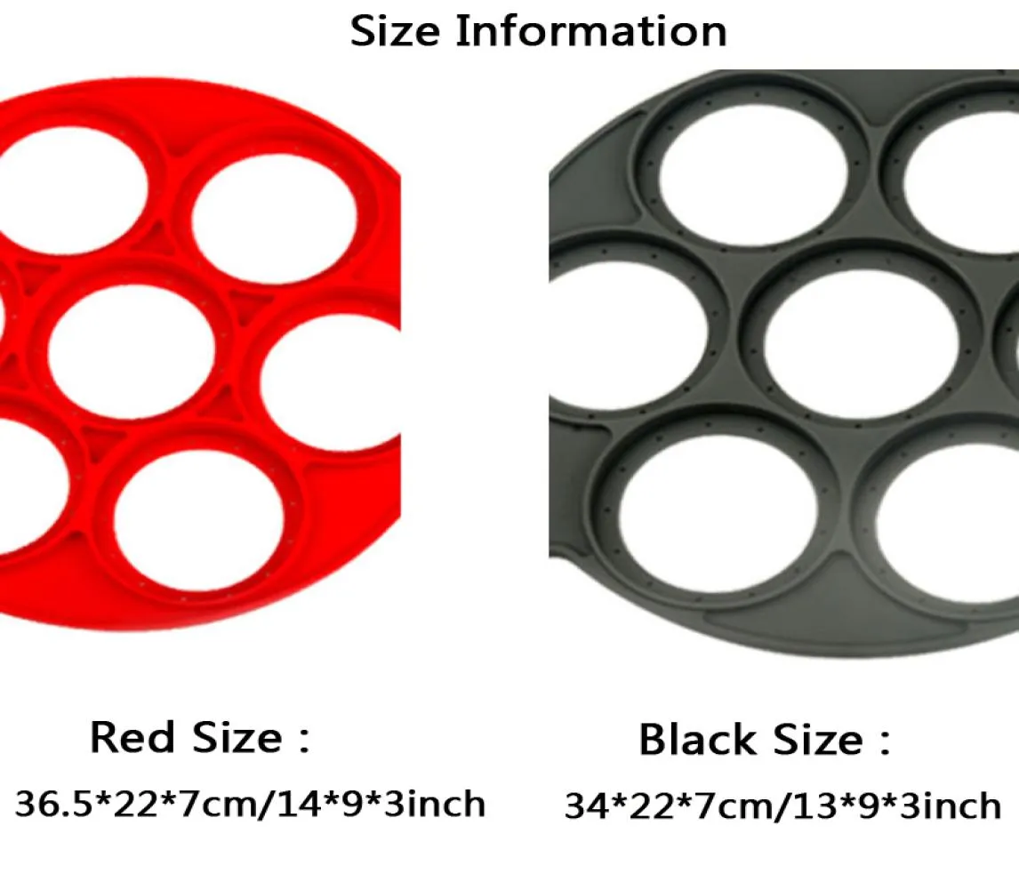 Stampo per uova fritte Stampo per pancake Stampo in silicone Forme in silicone Antiaderente Operazione semplice Stampo per frittata per pancake Accessori da cucina DBC VT04611735271