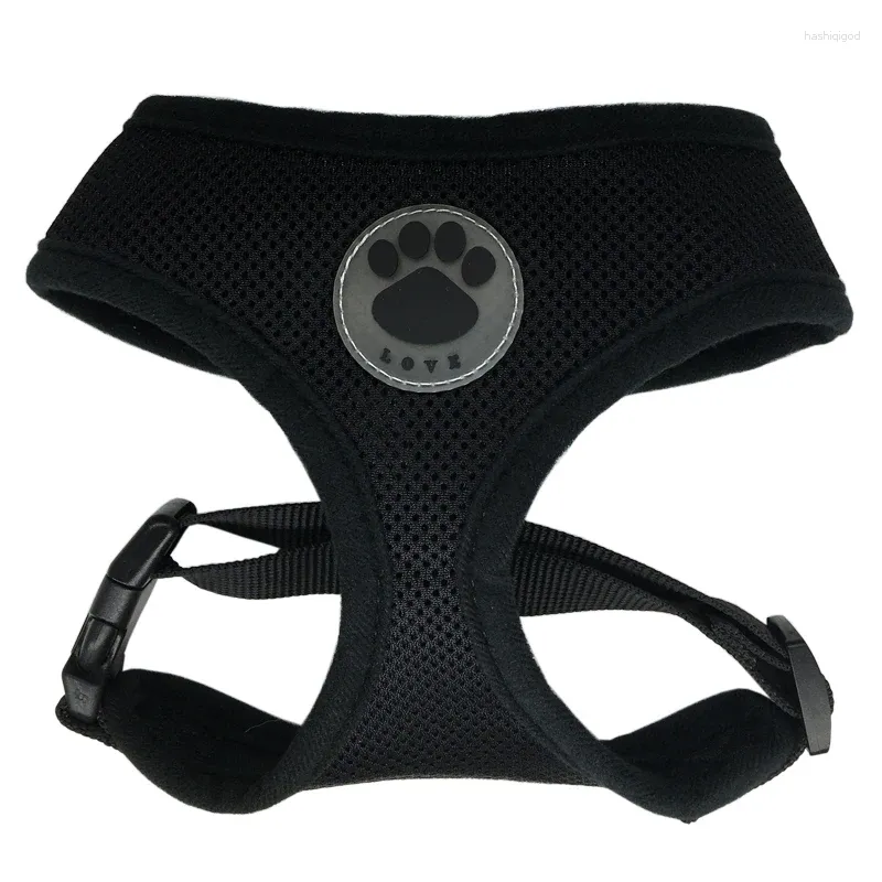 Abbigliamento per cani All'ingrosso 12 pz / lotto "LOVE" Imbracatura morbida e traspirante Maglia in nylon per cani Fascia toracica regolabile per animali domestici per gatti