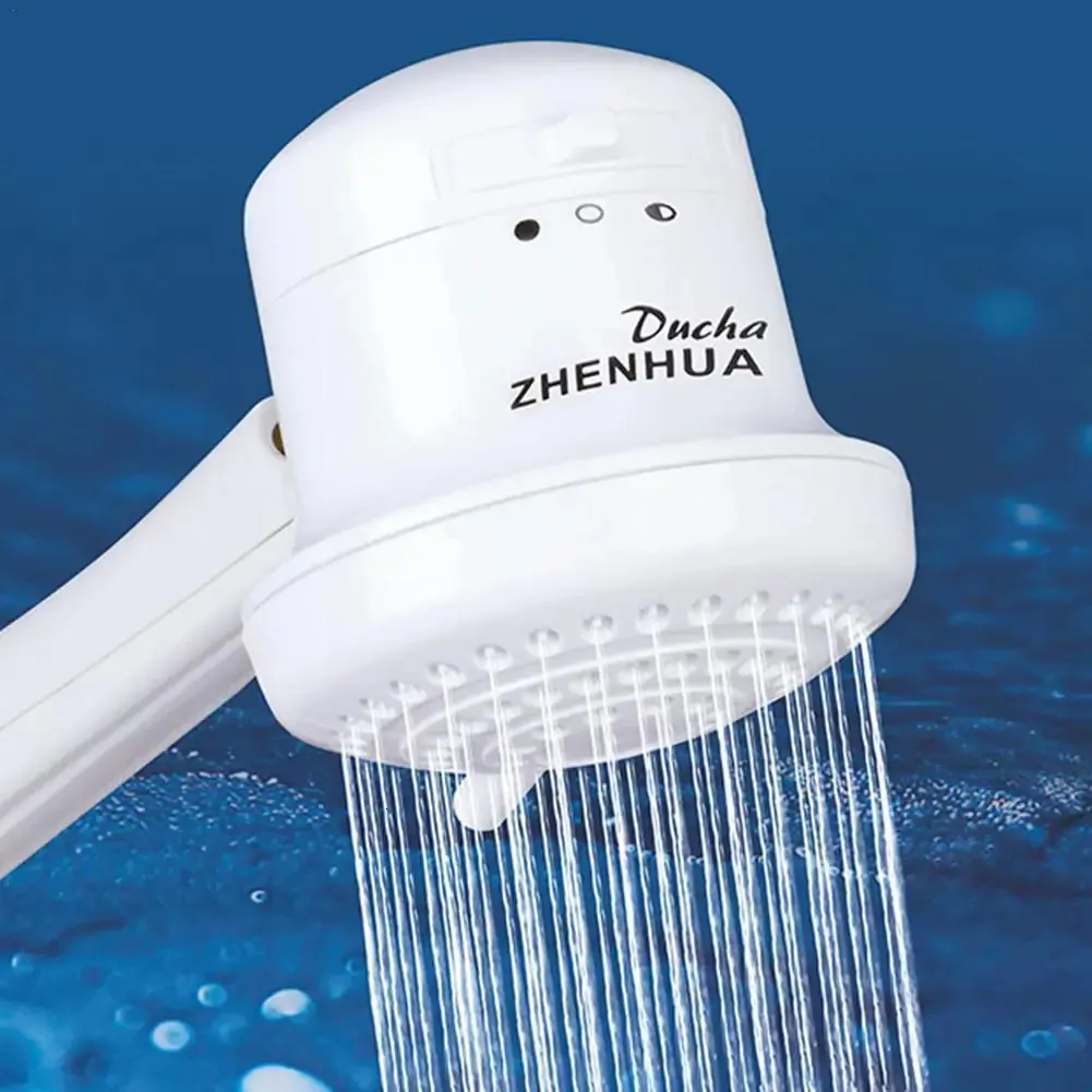 5400w 110v Electric Shower Instant Water Heater Bathroom Temperature With Adjustable Bath 2m K3i1 240108