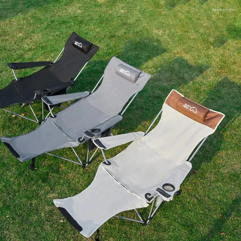 Camp Furniture Outdoor Lounge كرسي محمول كراسي صيد خفيفة محمولة غداء استراحة التخييم قابلة للطي المخرج الفني للطلاب 2024