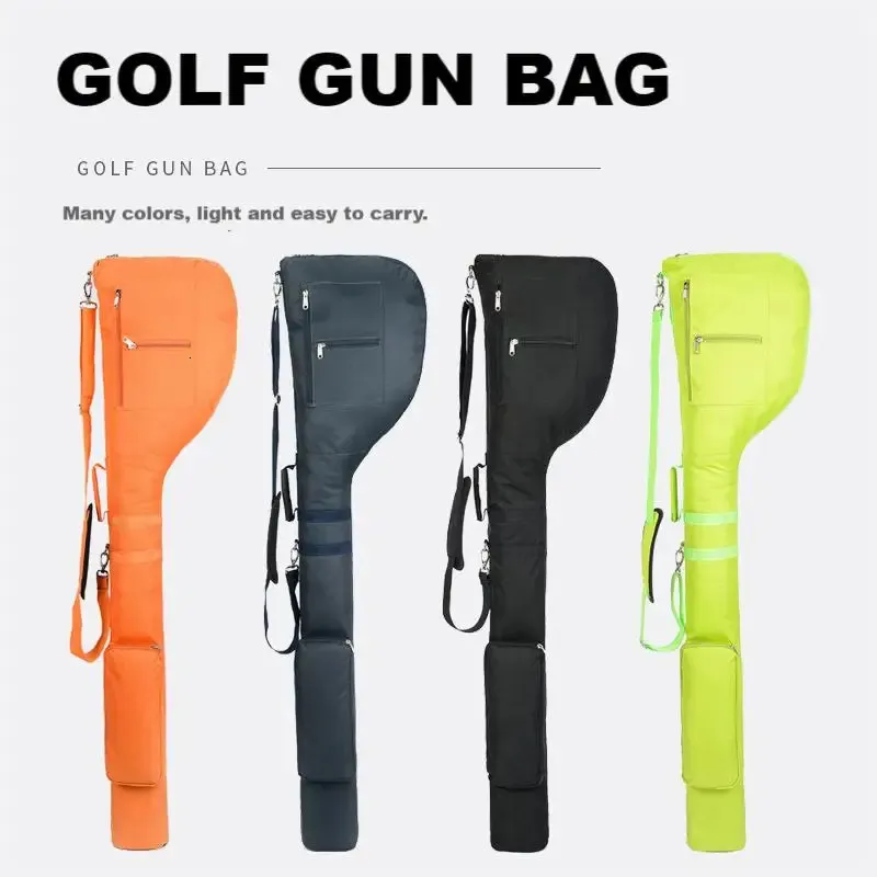 -Venta de accesorios Bolsa de pistola plegable Cinco colores Suministros de golf opcionales Portátil y duradero 240108