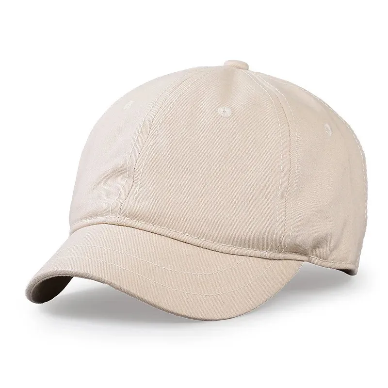Большие размеры, регулируемая мужская и женская шляпа от солнца с большой головой, бейсбольная кепка с короткими полями, 100% хлопок, повседневные спортивные большие шапки Kpop 240106
