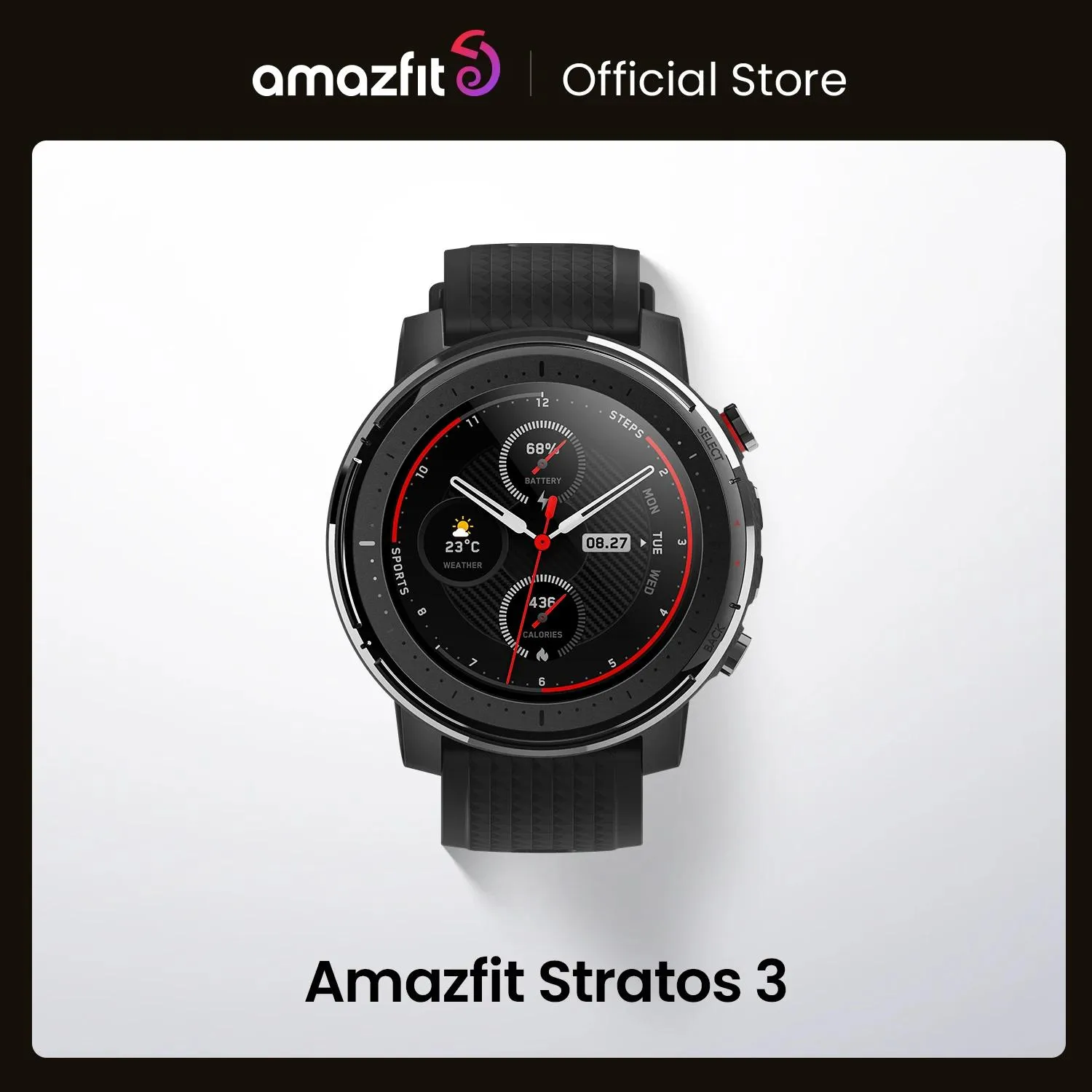 Watches in Stock Global Version Nowe Amazfit Stratos 3 Smart Watch GPS 5ATM Music Dual Tryb 14 dni smartwatch na Android