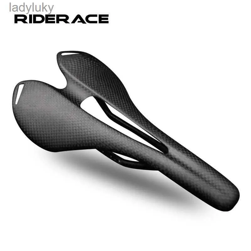 Selle per bici Sella per bicicletta Sedile da corsa ultraleggero in fibra di carbonio pieno Cuscino per bici da strada traspirante cavo opaco / lucido Accessori per ciclismoL240108