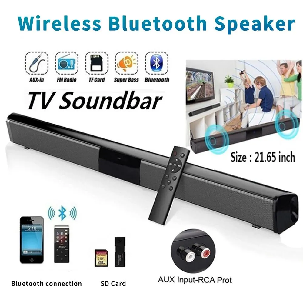 Tv Ton über Lautsprecher Trotz Kopfhörer Lautsprecher 40 W 2020 Bluetooth SoundBar Lautsprecher, Kabelgebundene