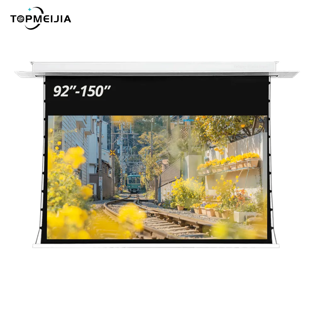 Écran de Projection motorisé ALR pour projecteur Laser UST Optoma P1, cinéma maison 92 "-150"