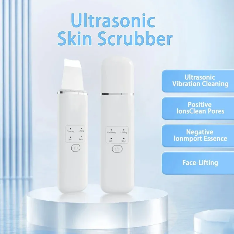 Ultrasonic Skin Scrubber Machineelectric Face Cleansing Blackhead Removal Instrument Blackhead Remover Tool for Pore Clean 240108