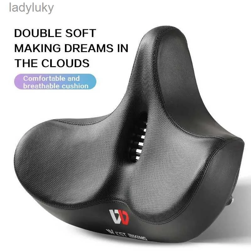 Selles de vélo Selle de vélo ergonomique cyclisme longue Distance élargir épaissir coussin vtt randonnée vélo selle confortable e-bike SeatL240108