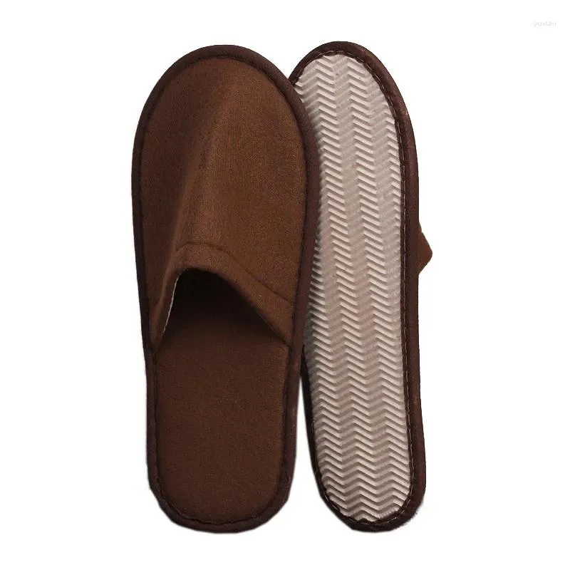 Chinelos A703zxw Unisex Mulher Descartável Sapatos Não-deslizamento Simples Home Guest Indoor Slipper Portátil Dobrável El Travel