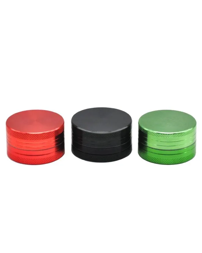 HONEYPUFF 2 Layers Aluminum Alloy Herb Grinder 50mm Metal Grinder With Sharp CNC Teeth Portable Tobacco Spice Crusher Accessories6967080