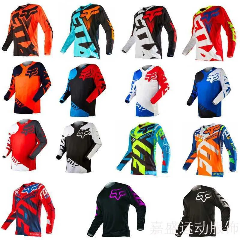 T-shirts pour hommes vitesse de montagne descente vélo combinaison d'équitation T-shirt hors route moto course costume Long t haut pour hommes