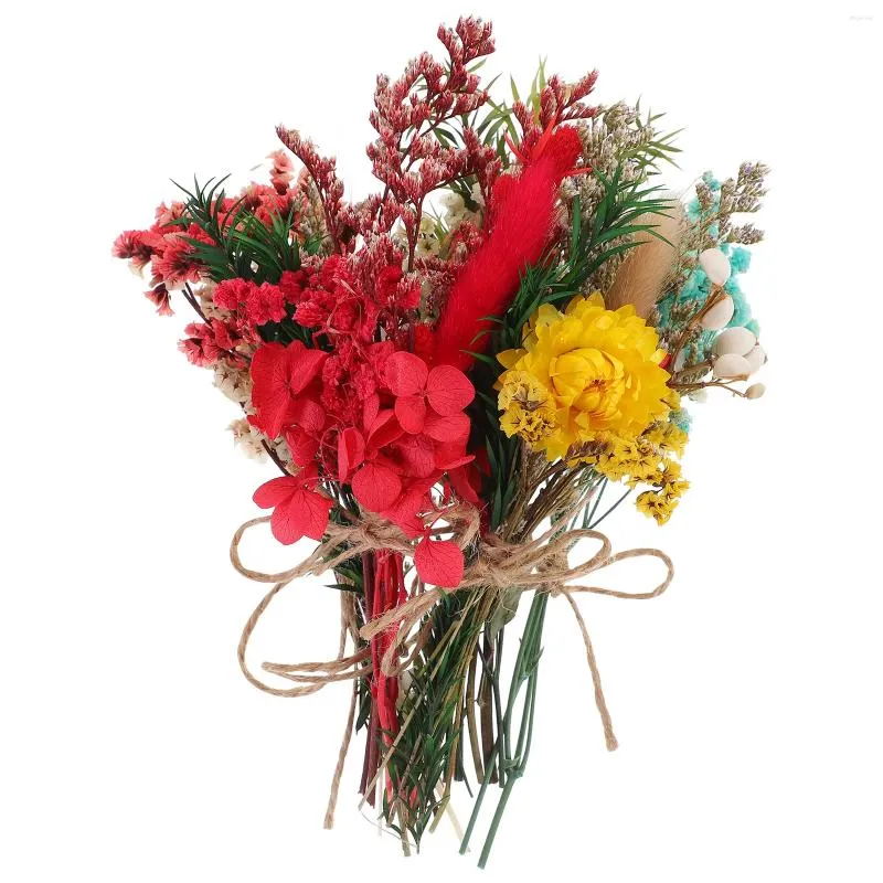 Fleurs décoratives 6 pièces Mini Bouquet sec fleur séchée mariage naturel préservé