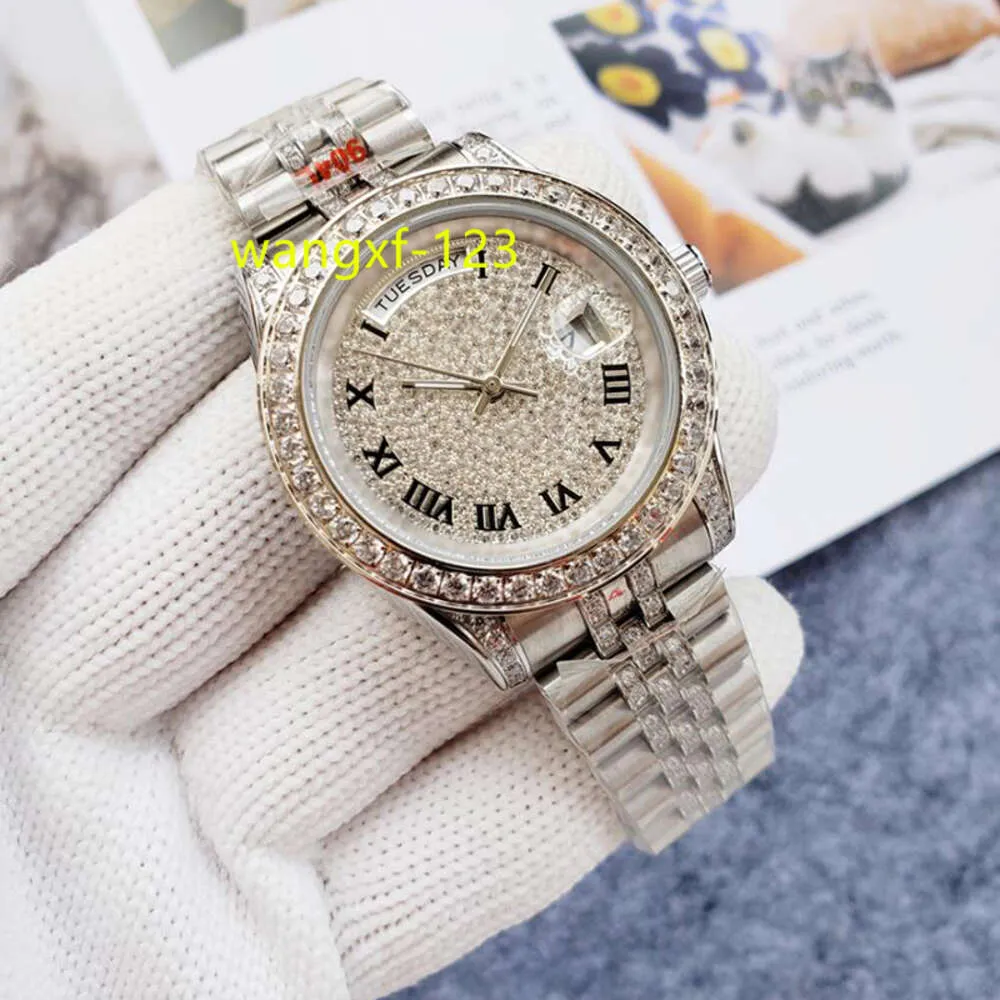 Relógio masculino designer relógio automático mecânico moda relógio 40mm estilo clássico diamante face aço inoxidável safira montre dhgate relógio de luxo