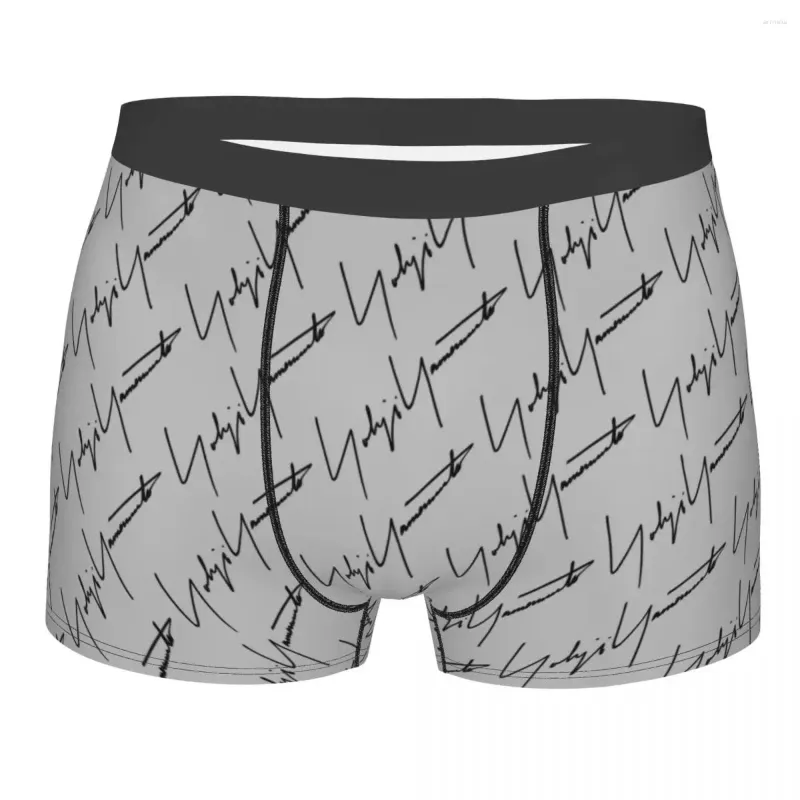 Underpants Underwear Male Sexy Printed Customized Boxer Shorts Panties Briefs Breathable