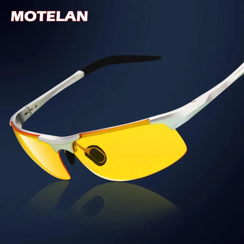 Солнцезащитные очки, Лидер продаж, мужские алюминиево-магниевые очки для водителей автомобилей, очки ночного видения, антибликовые поляризационные солнцезащитные очки, поляризационные очки для вождения