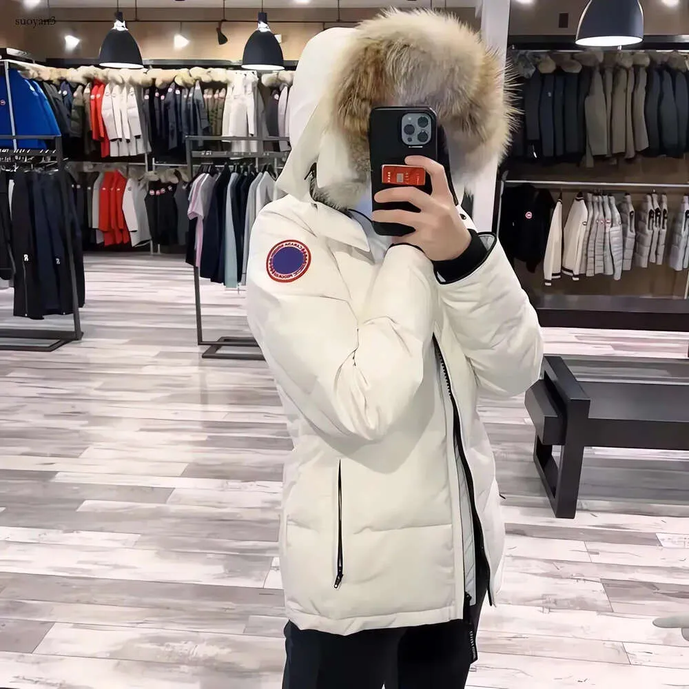 Premium Women's Winter Puffer Coat Warm Hooded Parka, Canada Style,  Fashionable Goose Down Jacket, Outdoor Ladies Outerwear