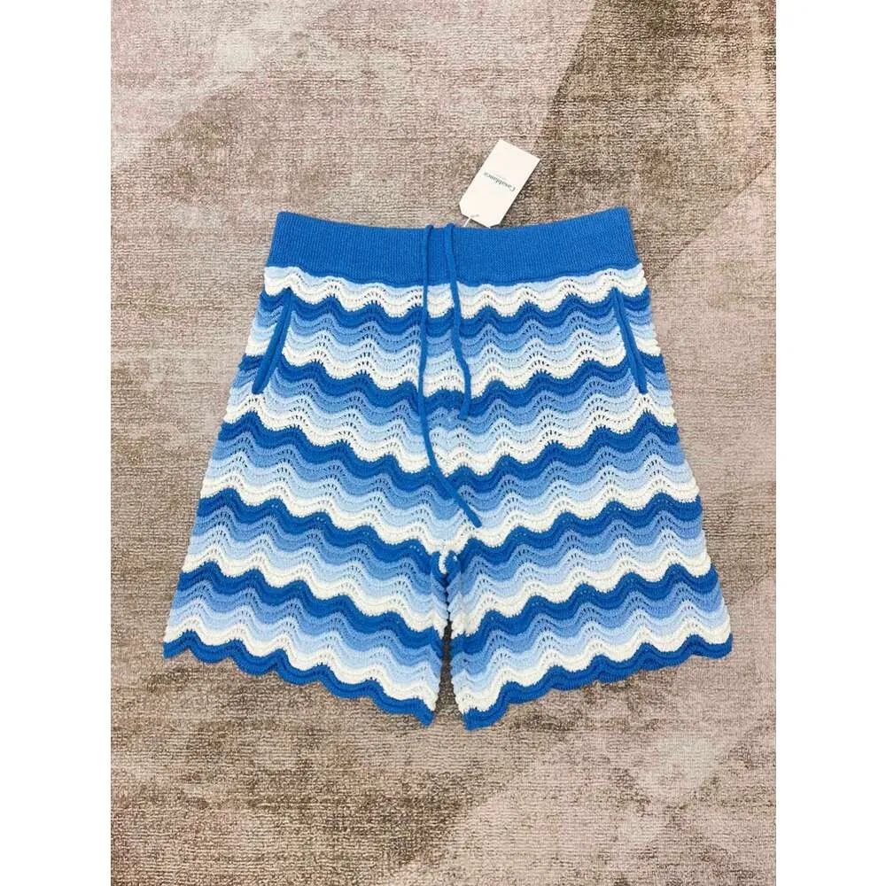 DHgate.com:Casablanca 24ss New Hawaiian Sea Wave Stripe Unisex 