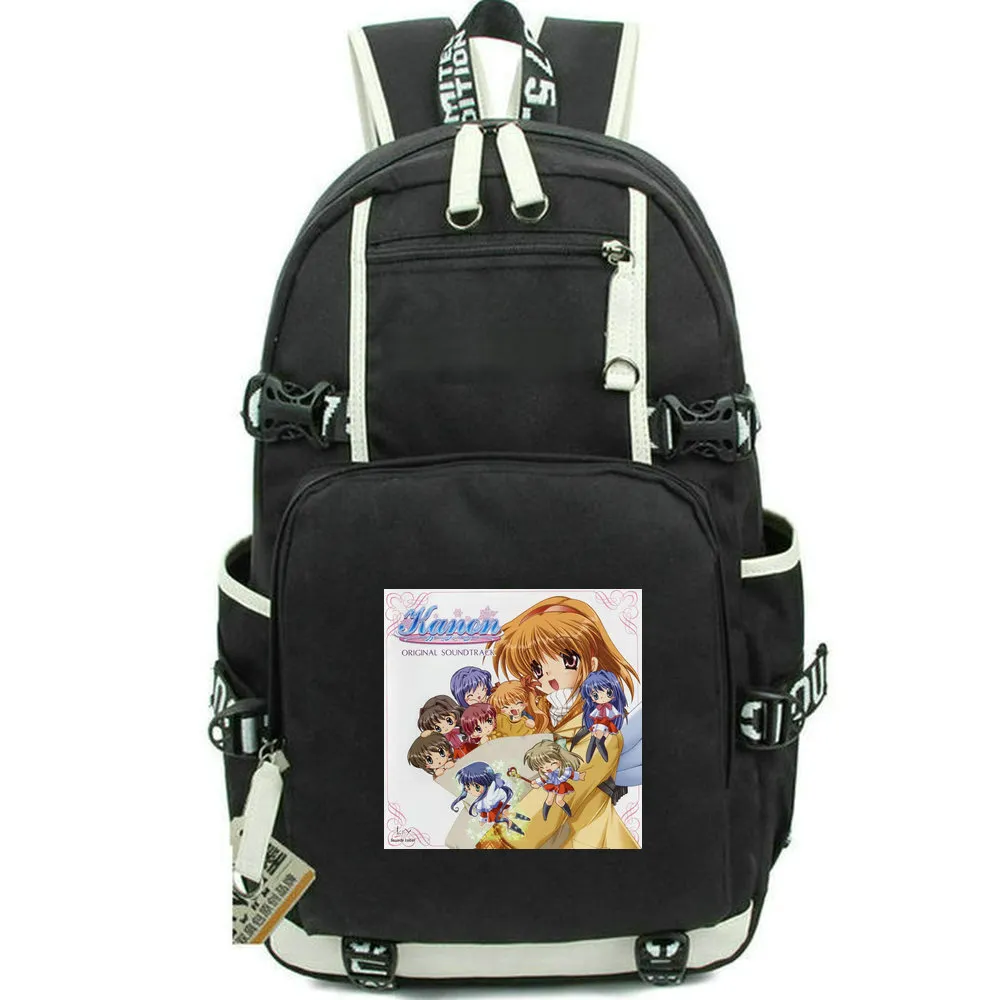 Kanon rugzak Tsukimiya Ayu dagrugzak Cartoon schooltas Print rugzak Casual schooltas Computer dagrugzak